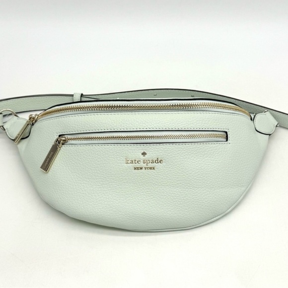 Kate Spade Leila Lime Sherbet Leather Belt Bag Lime Sherbet - Picture 2 of 9